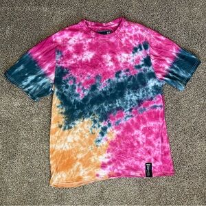 Preme Tie Dye Embroidered Logo T-Shirt Men’s XXL Streetwear Skate Unisex